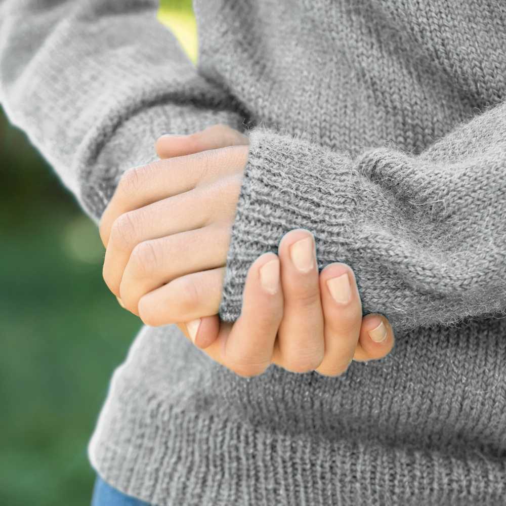 Strikk The Look: Cortina- genser grå