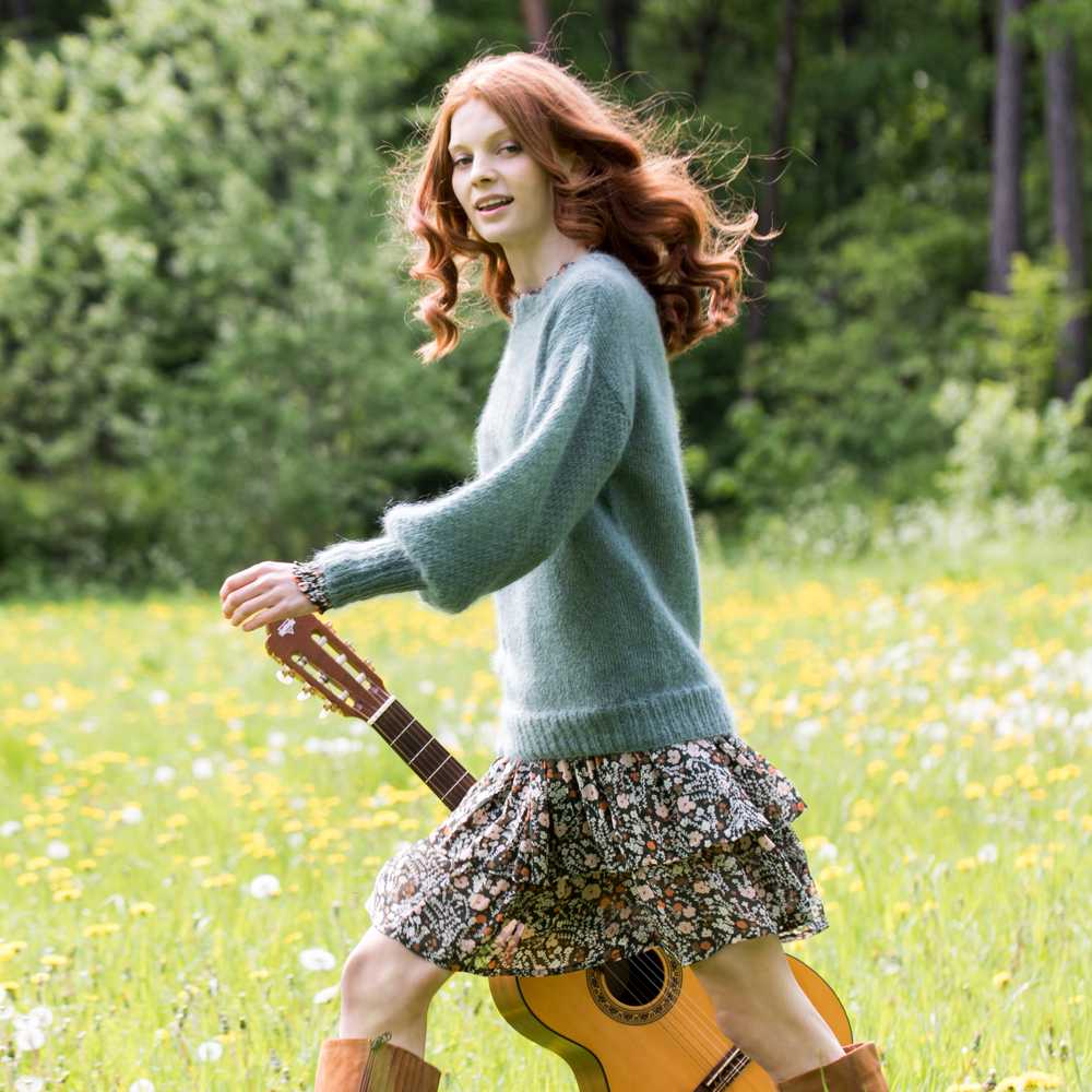 Strikk The Look: Fleur-genser petrol