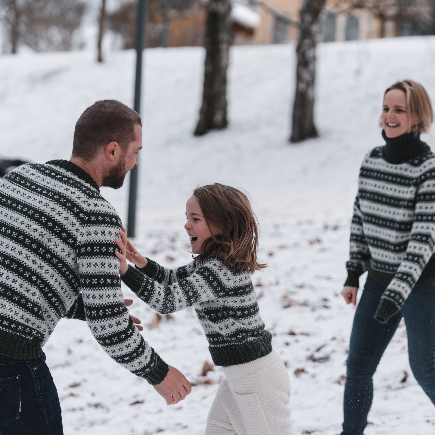 Strikk The Look: Håndballgenser armygrønn