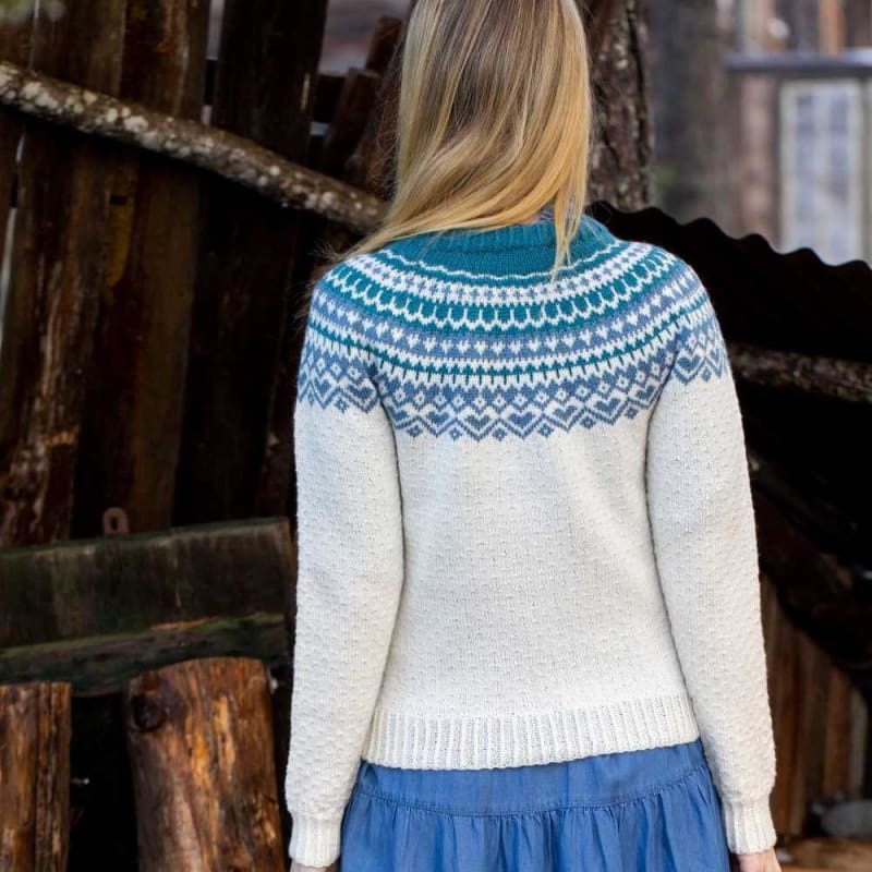 Strikk The Look: Ronje-genser natur