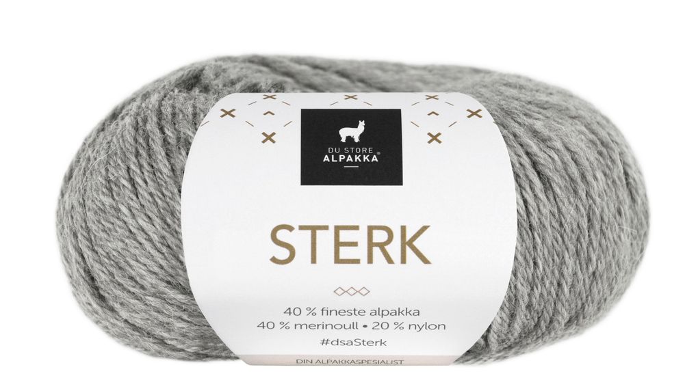 Strikk The Look: Lysefjord-genser grå