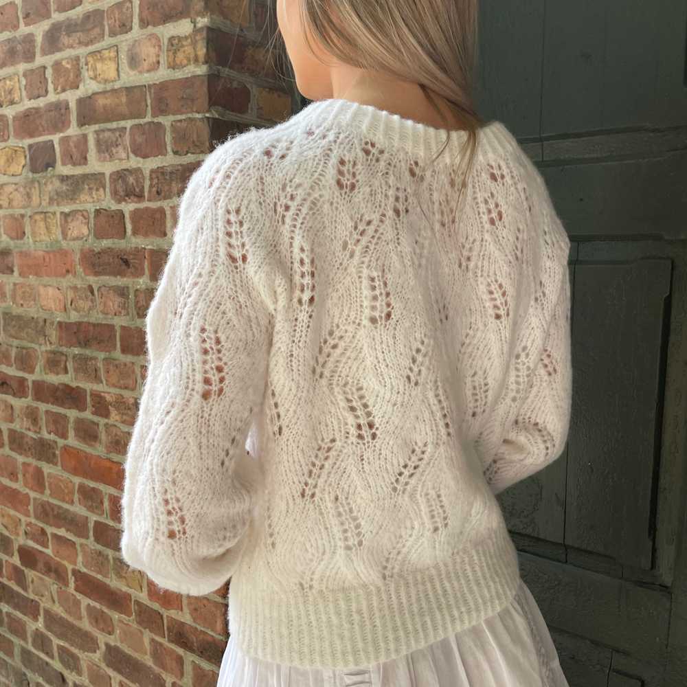 Strikk the Look: Girasol-genser hvit