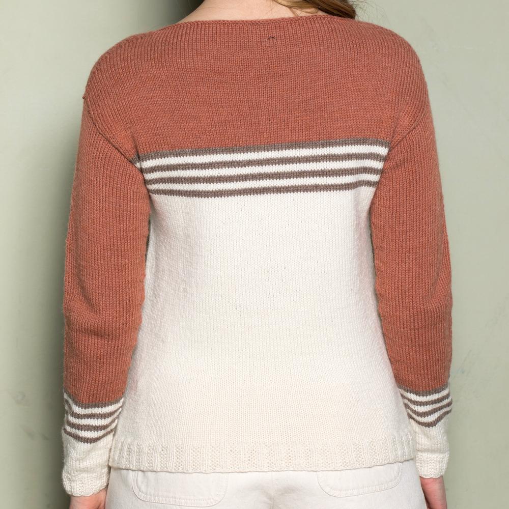 Strikk The Look: Visla-genser hvit