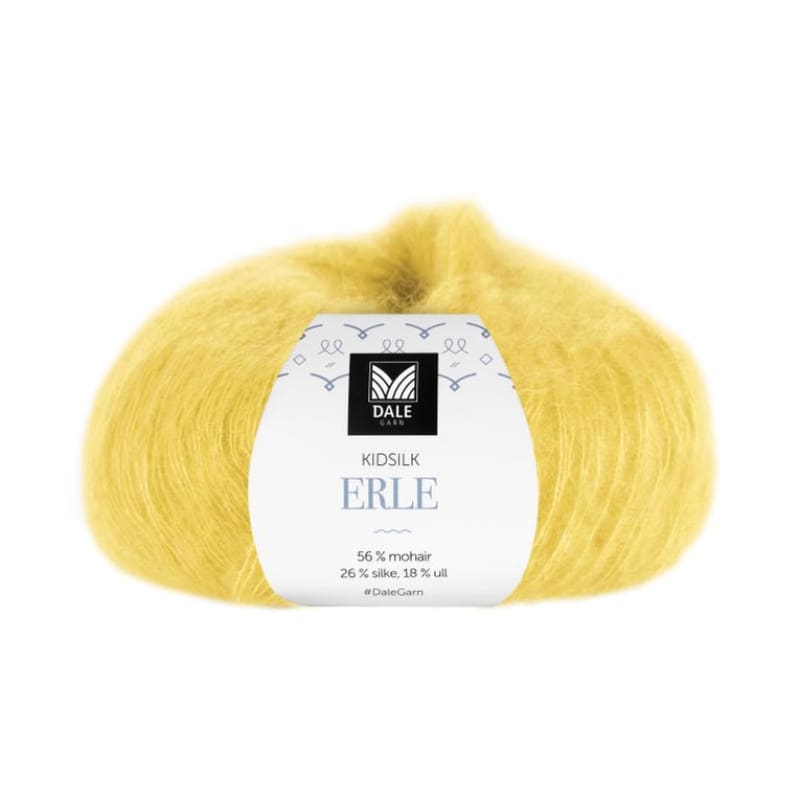 Strikk The Look: Misty-jumper gul 3/4 erm