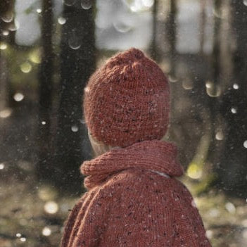 Strikk The Look: lue og hals barn rust