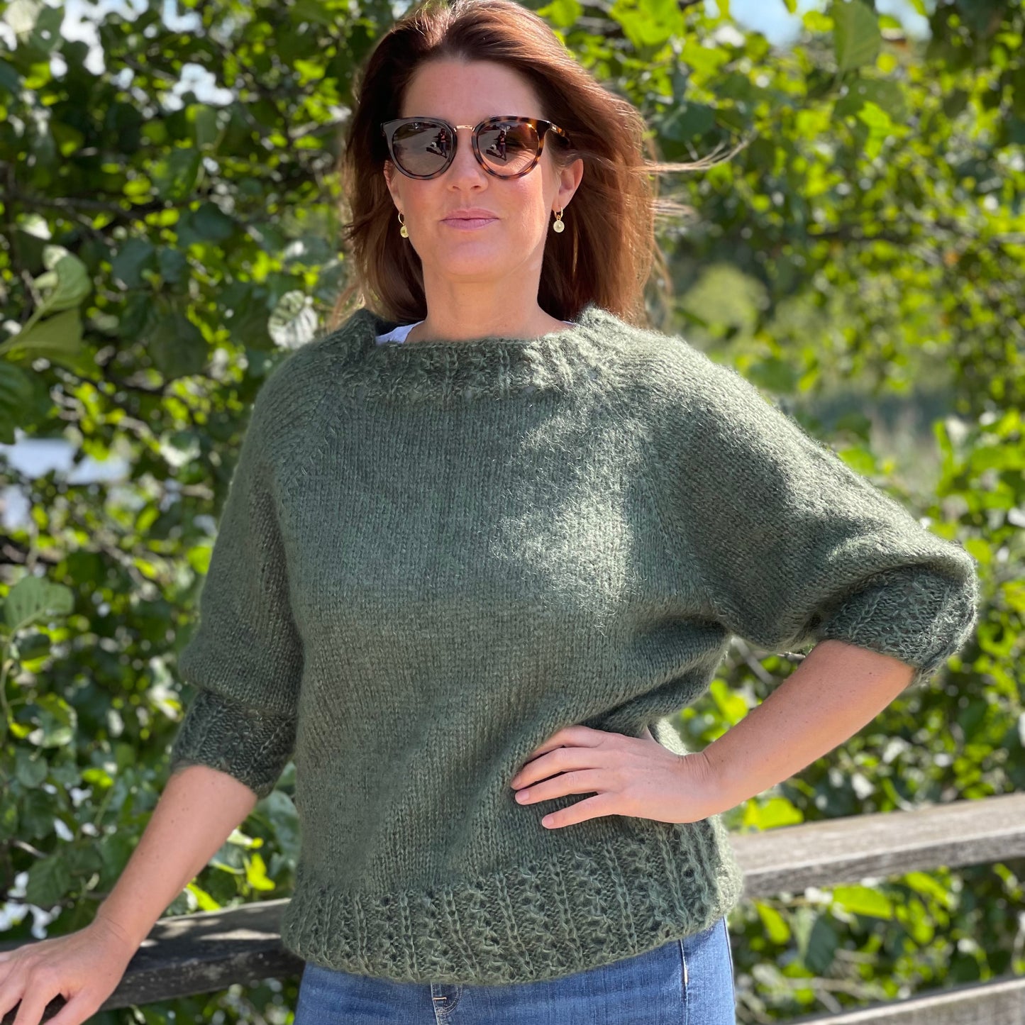 Strikk The Look: Gulla-topp grønn