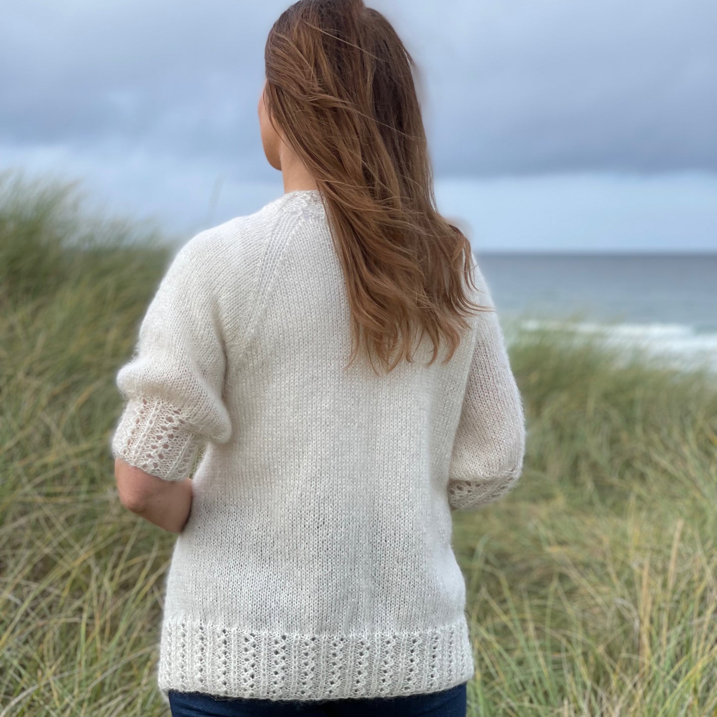 Strikk The Look: Gulla-jakke hvit