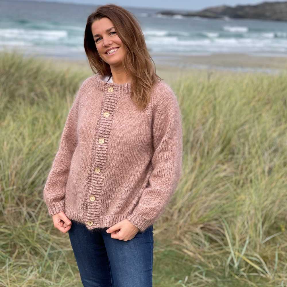 Strikk The Look: Iben jakke beige