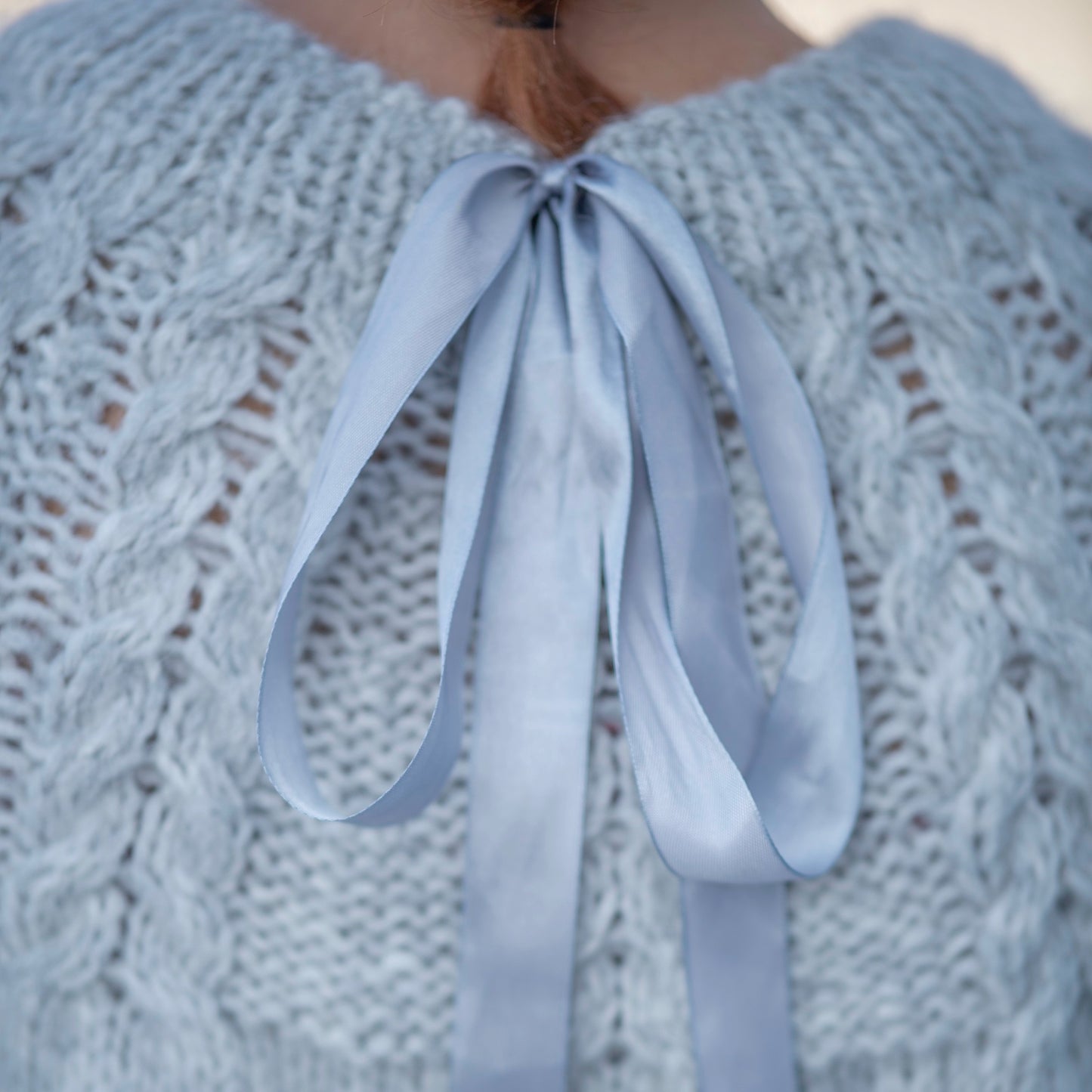 Strikk The Look: Sommerflette-genser grå