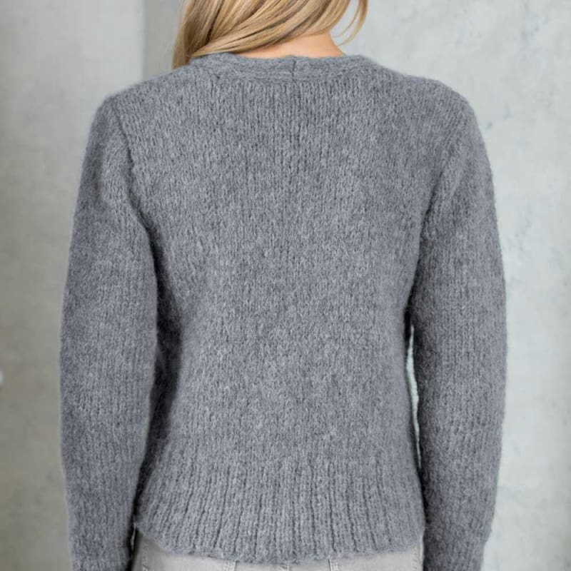 Strikk The Look: Akaia-jakke grå