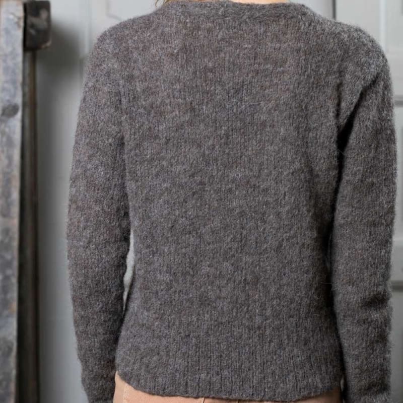 Strikk The Look: Akaia-jakke gråbrun