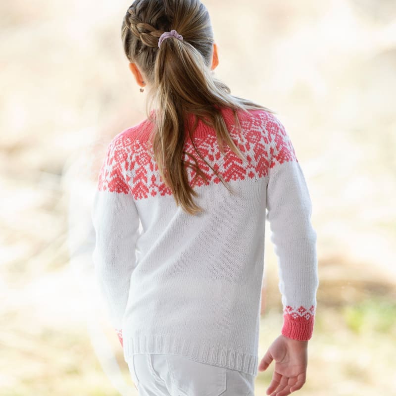 Strikk The Look: Akeleie-genser