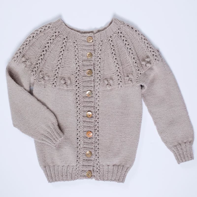 Strikk The Look: Alma-jakke café latte