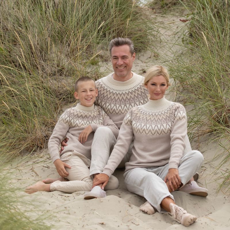 Strikk The Look: Andreas-genser barn