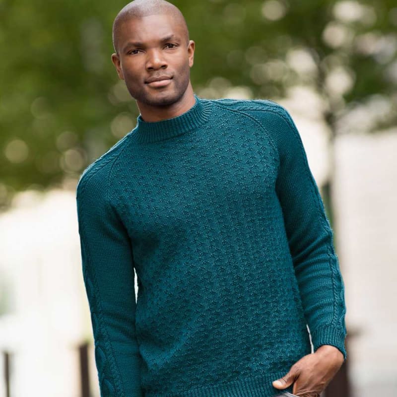Strikk The Look: Augustin-genser petrol