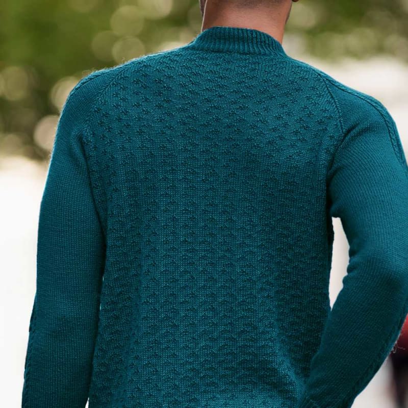 Strikk The Look: Augustin-genser petrol