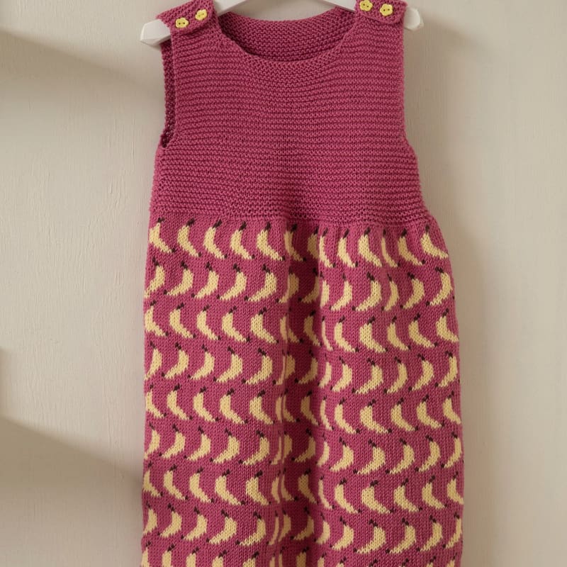 Strikk The Look: Banan-selekjole cerise