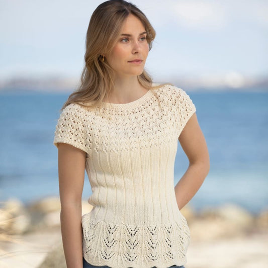 Strikk The Look: Believe-topp natur