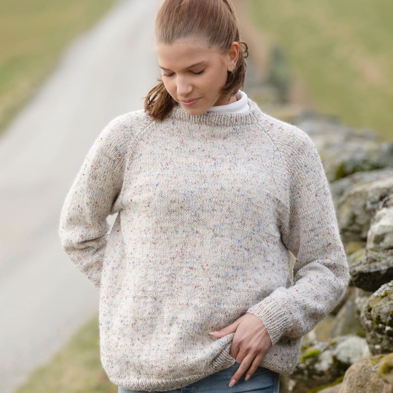 Strikk The Look: Blehr-genser hvit