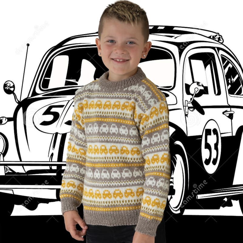 Strikk The Look: Broom-genser beige