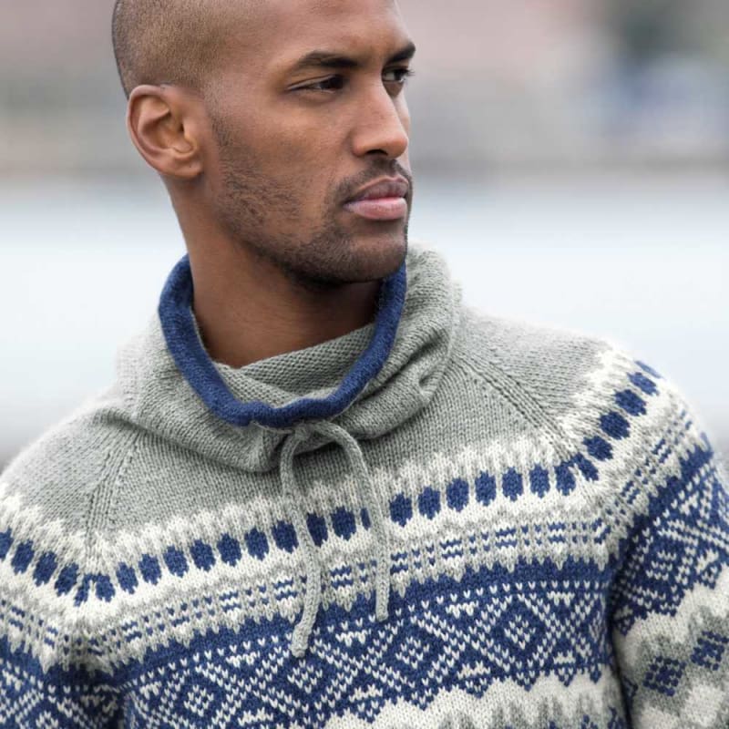 Strikk The Look: Carl-genser grå