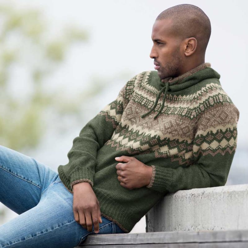 Strikk The Look: Carl-genser grønn