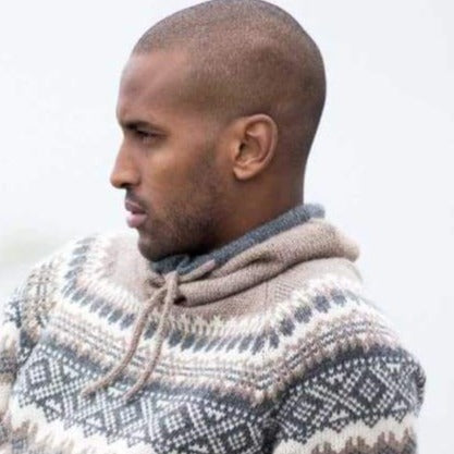 Strikk The Look: Carl-genser lys brun