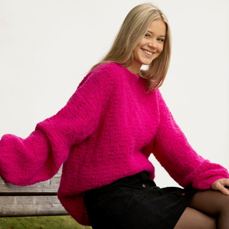 Strikk The Look: Cerisi- genser cerise