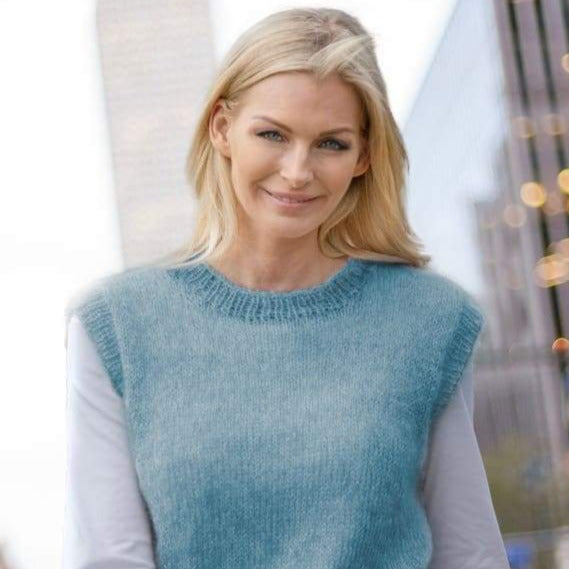 Strikk The Look: Clara-vest aqva