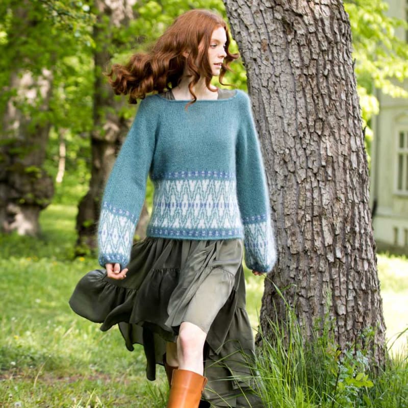 Strikk the Look: Cocarde-genser petrol