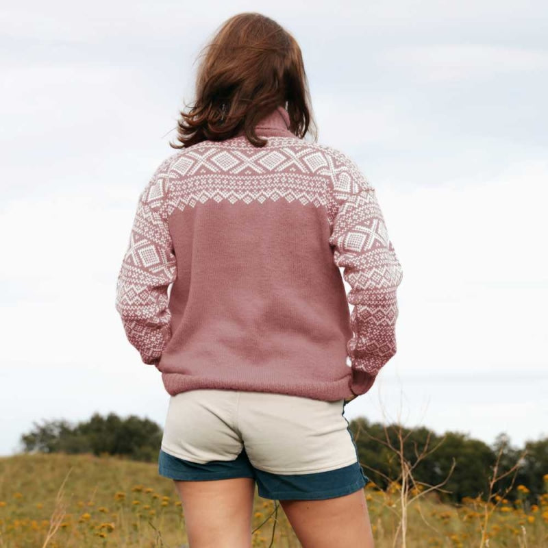 Strikk The Look: Cortina-genser gammelrosa