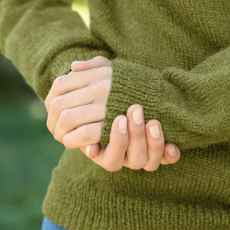 Strikk The Look: Cortina- genser vårgrønn