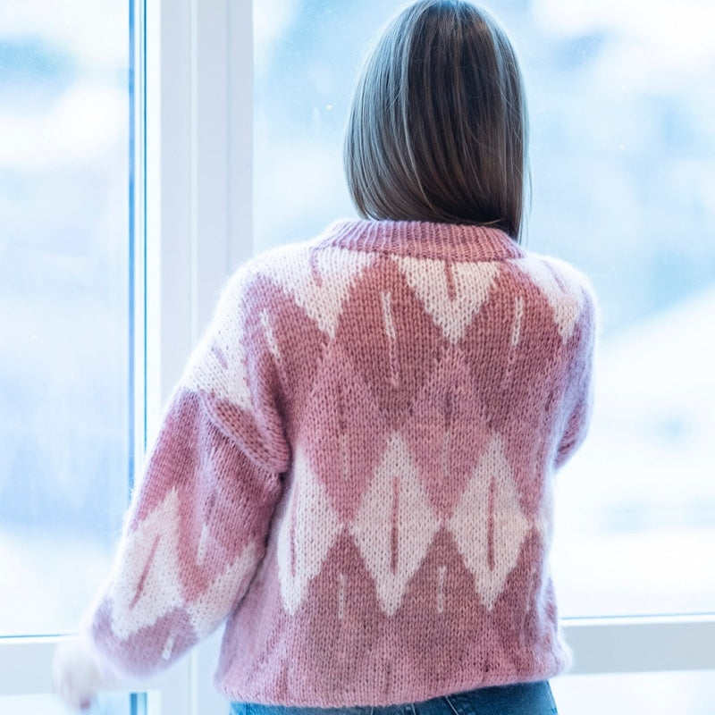 Strikk The Look: Diamonds-genser kort