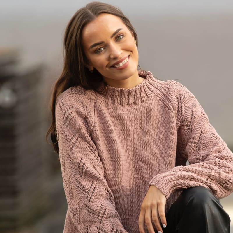 Strikk The Look: Dill-genser brunrosa