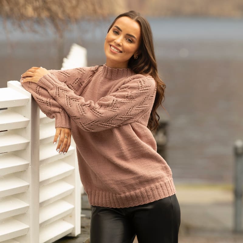 Strikk The Look: Dill-genser brunrosa
