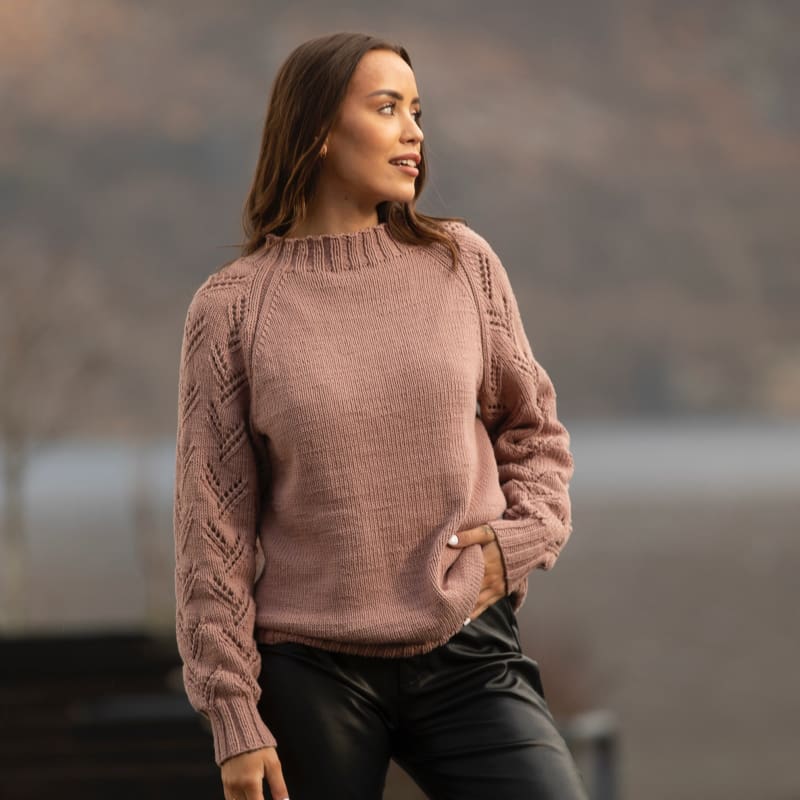 Strikk The Look: Dill-genser brunrosa