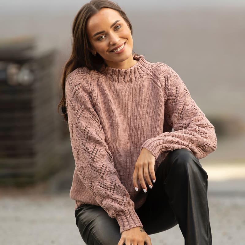 Strikk The Look: Dill-genser brunrosa