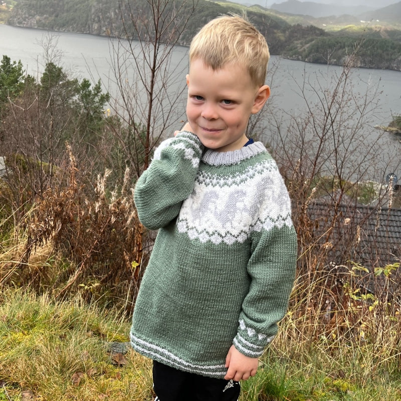 Strikk The Look: Dino-genser merino