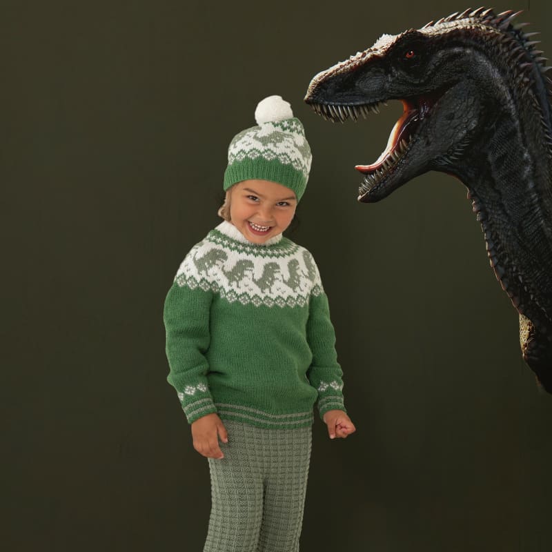 Strikk The Look: Dino-sett