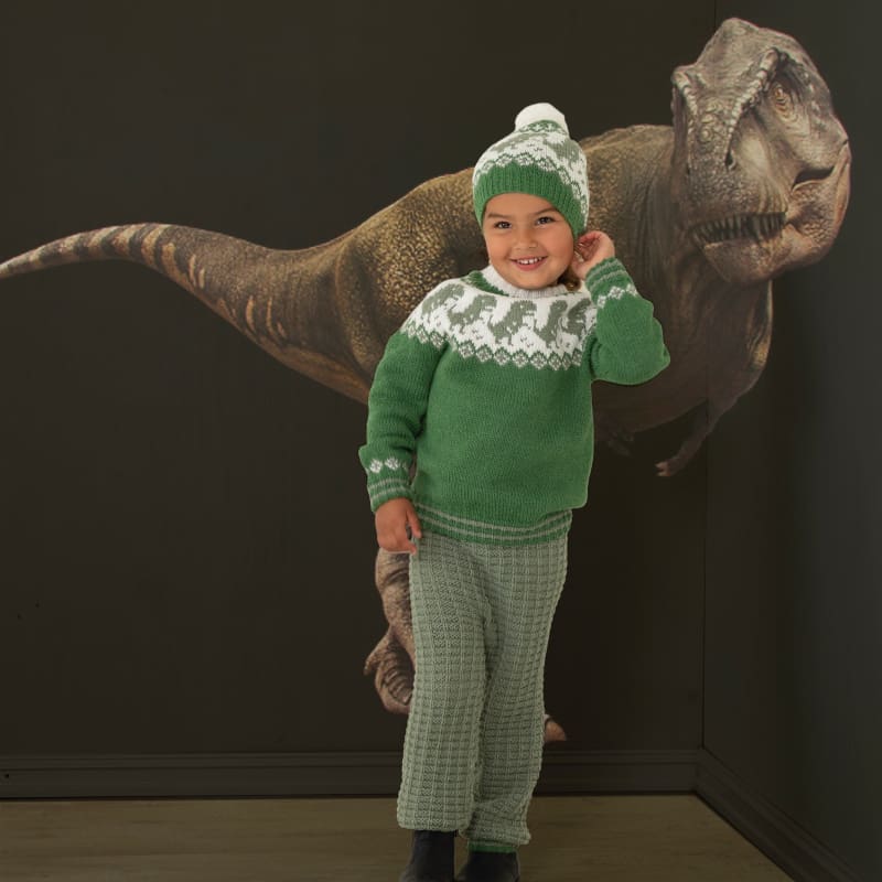 Strikk The Look: Dino-sett