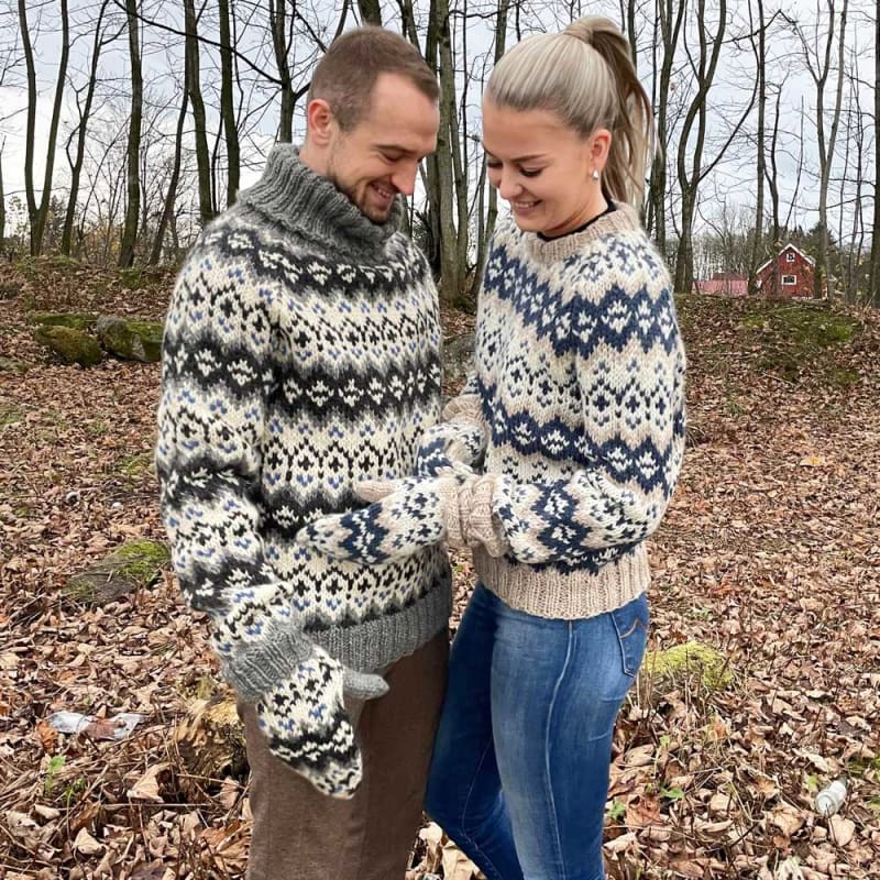 Strikk The Look: Drifa-genser dame grå
