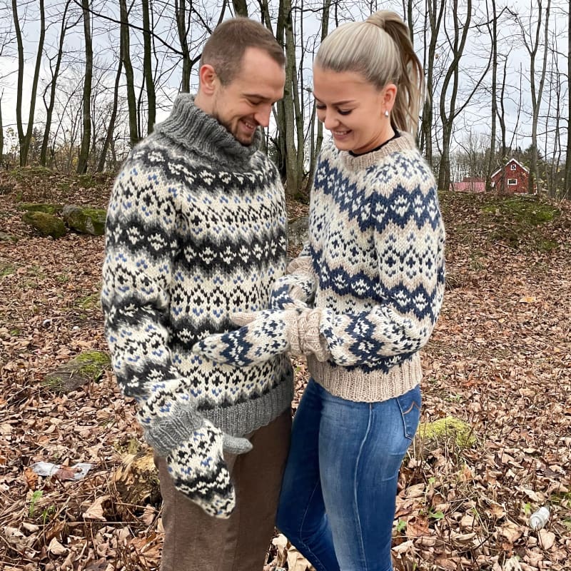 Strikk The Look: Drifa-genser grå