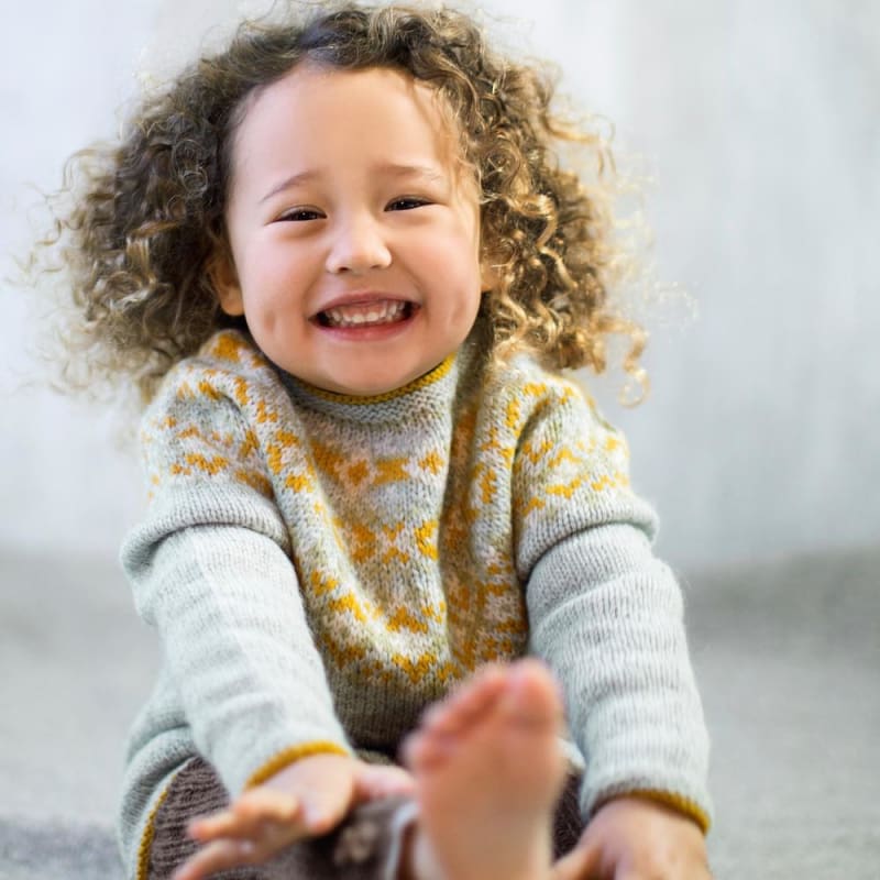 Strikk The Look: DSA-genser barn