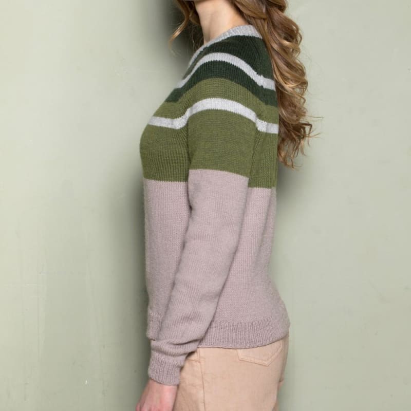 Strikk The Look: Elben-genser caffé latte