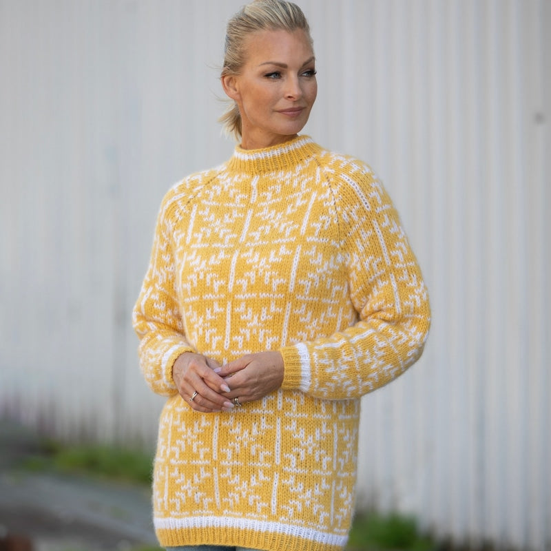 Strikk The Look: Faith-genser gul