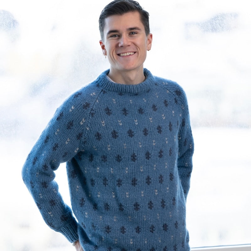 Strikk The Look: Fløen-genser