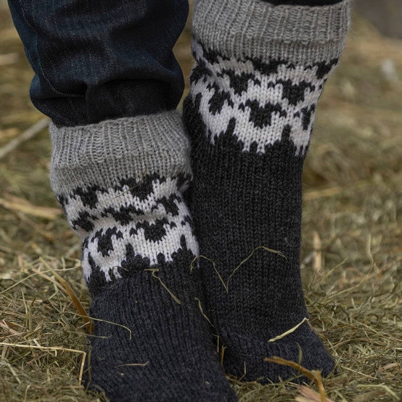 Strikk The Look: Flokken-sokken koks