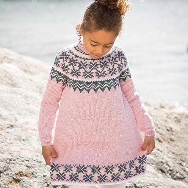 Strikk The Look: Fryd-kjole rosa