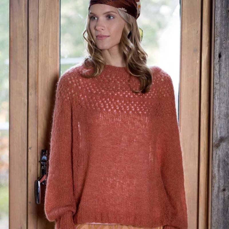 Strikk The Look: Gently-genser aprikos
