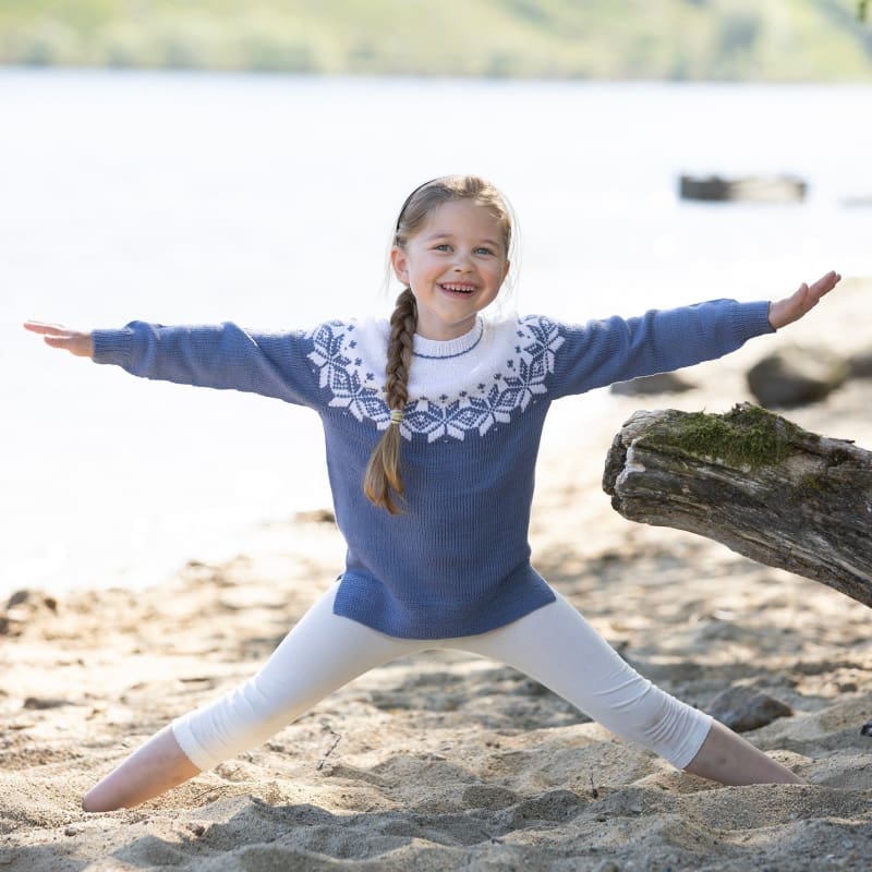 Strikk The Look: Gill-genser gråblå